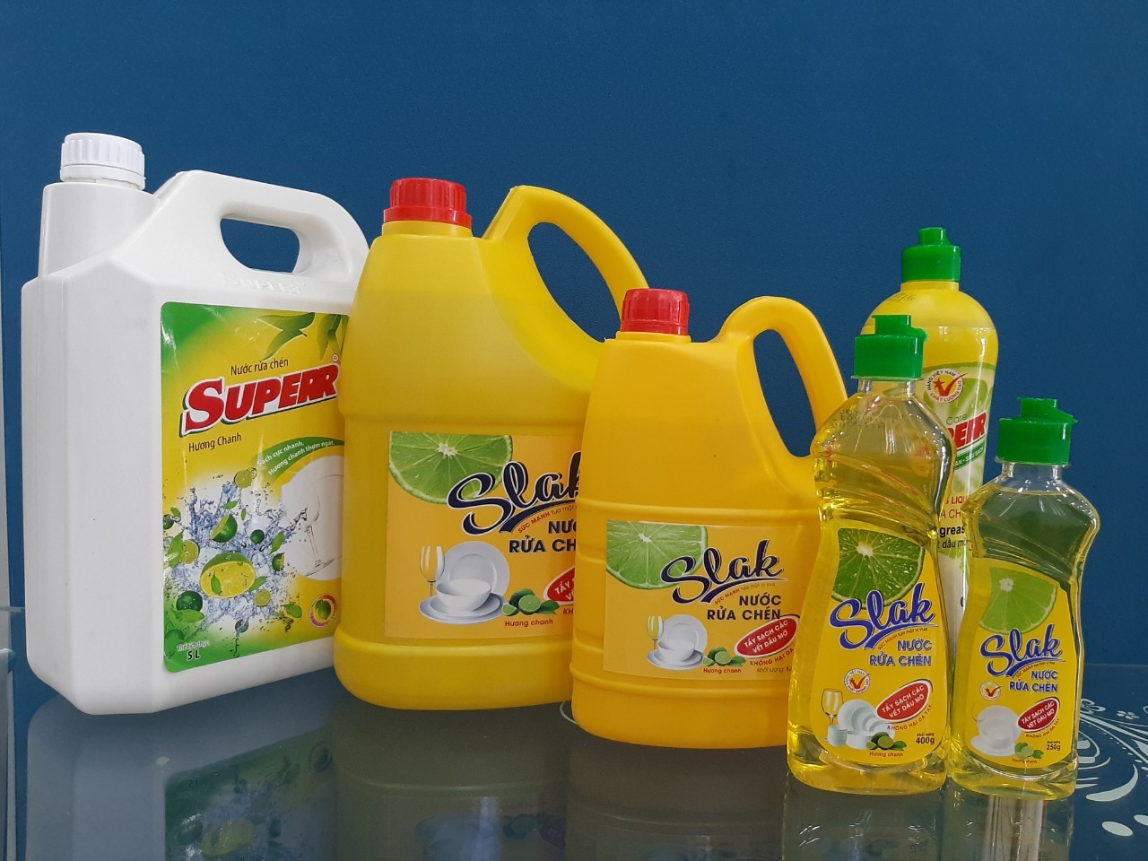 Hand Protected Liquid Dishwasher Detergent , Customerized Lemon Dishwashing Liquid