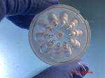 Transparent Sapphire Glass Liquid Valve Screw Thread Hole Customized Shape