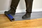 Wooden Floor Protection Film 3 Mil Reverse Wound Blue Adhesive Cover