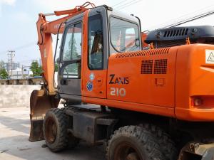 Quality Used Wheel Excavator Hitachi ZX210W wholesale