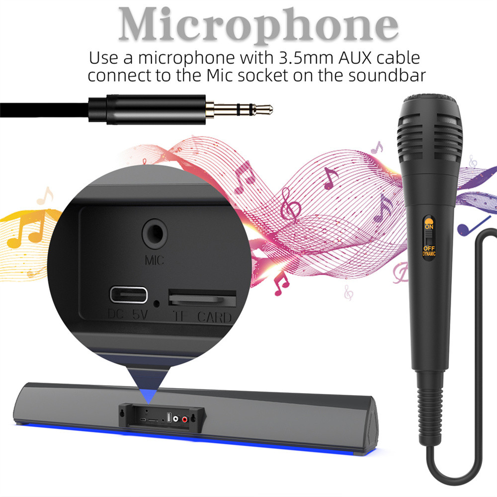 customization Outdoor Bluetooth Soundbar Speaker With FM Radio Frequency 87.5-108