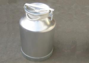 Quality Locking Cover Anodized small stainless steel milk cans For Water , Beer , Beverage wholesale