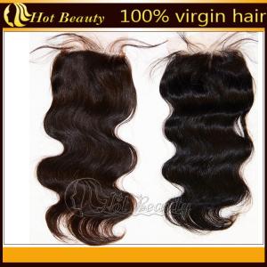 Quality Chinese Human Lace Top Closure Weave / 20 Inch Curly Human Hair Wigs wholesale