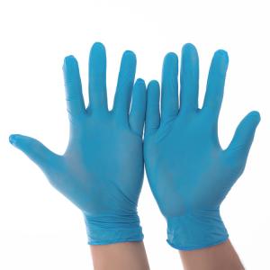Quality Medical Examination Disposable Protective Gloves Nitrile Black White Blue wholesale