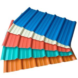 Quality SGCC DC01 PPGI Corrugated Metal Roofing Sheets Color Coated Galvanized Steel Plate wholesale