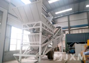 Quality Integrated Wet Mix Mobile Concrete Batching Plant 100m3/H wholesale