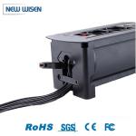 Furniture Power Distribution Conference Recessed Power Strip Desk Mounted OEM