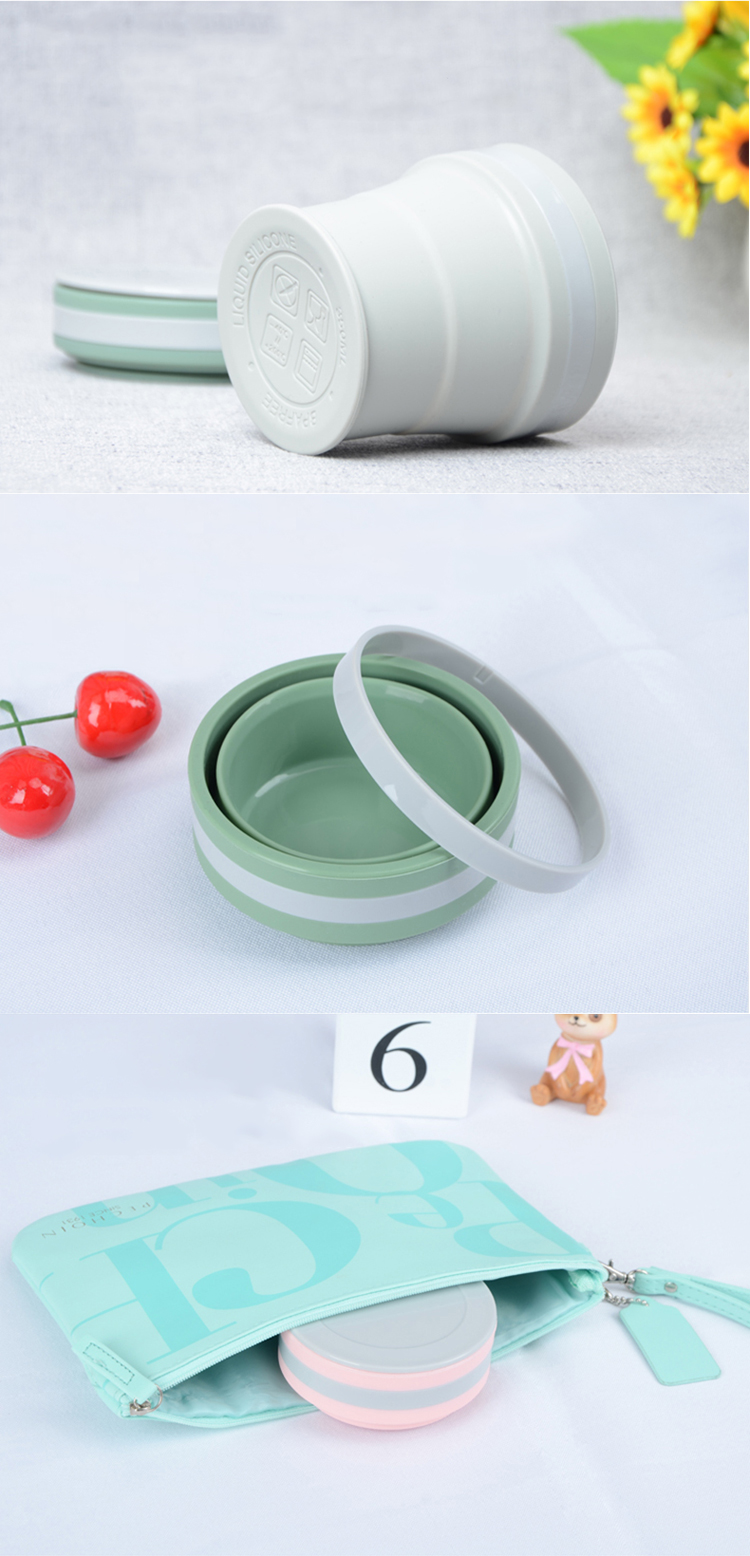 90g 270ML Hot Drink Collapsible Silicone Coffee Cup