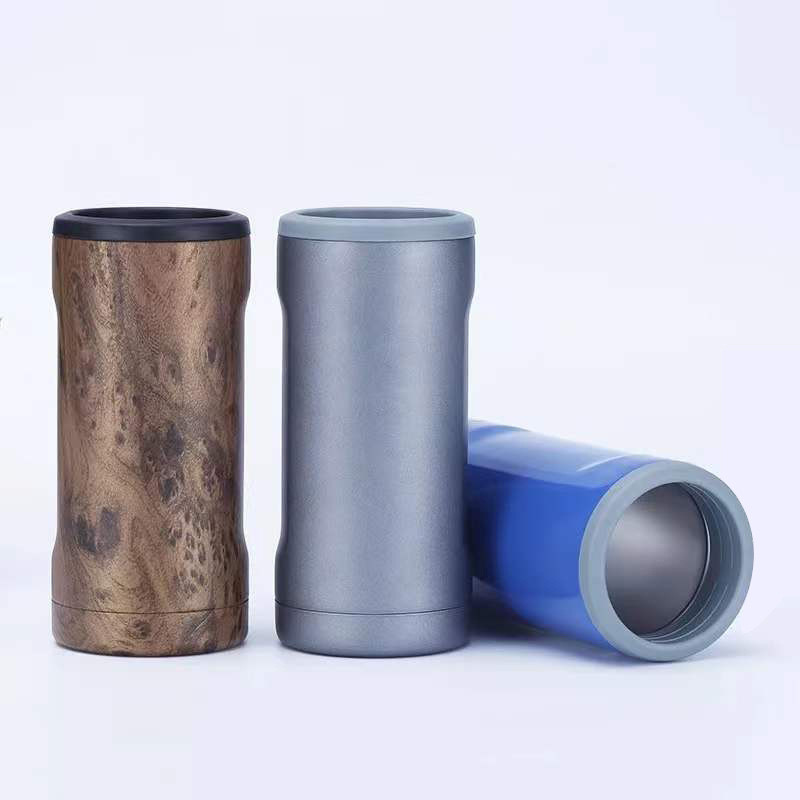 10oz Or Customized Insulated Can Cooler 18/8 Stainless Steel