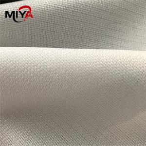 Quality 75gsm 150cm PES Double Dot Woven Fusible Interlining wholesale