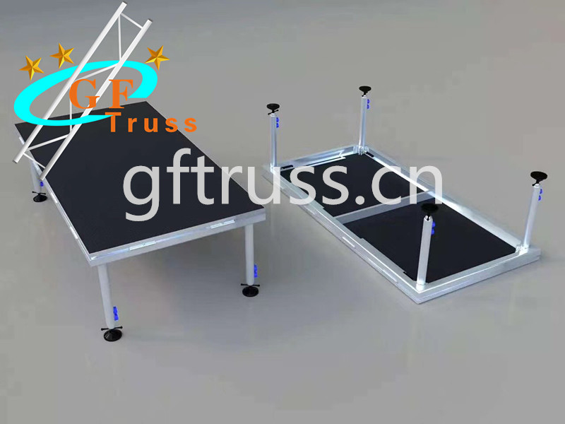 GF 750kgs/M2 Aluminum Platform Stage For Outdoor Concert