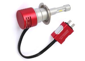 Quality Red bright Car LED Head Light 60w 8000lm , Auto LED Headlight wholesale