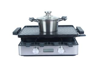 Quality Faster Cooking Raclette Fondue Grill For Frying And Grilling Food wholesale