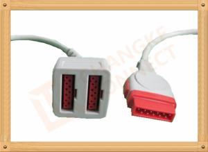 Quality 11 Pin To 11 Pin GE Dual IBP Cable / IBP Converter Cable 35CM wholesale