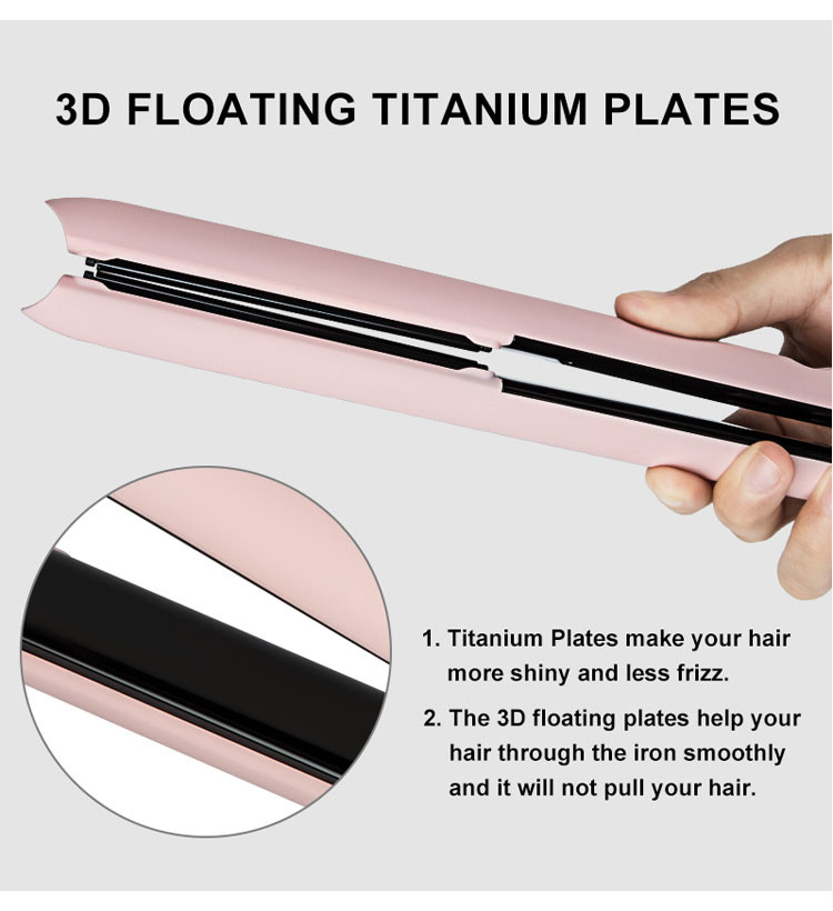 45W Two In One Straightener And Curler 1 Inch Plates Ceramic For Hotel