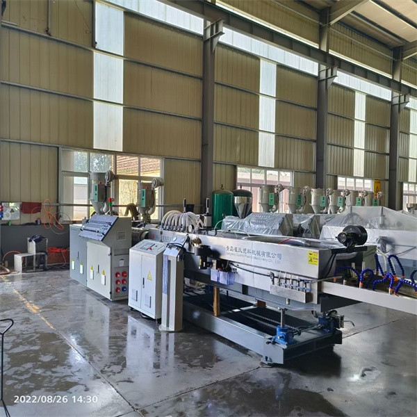Perforated Double Wall Corrugated Pipe Machine 2m/Min - 6m/Min For Drain Pipe