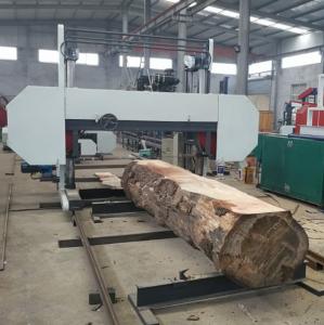 Quality Heavy Duty Electric Horizontal Bandsaw Wood Mill Band Sawmill For Hardwood Cutting Machinery wholesale