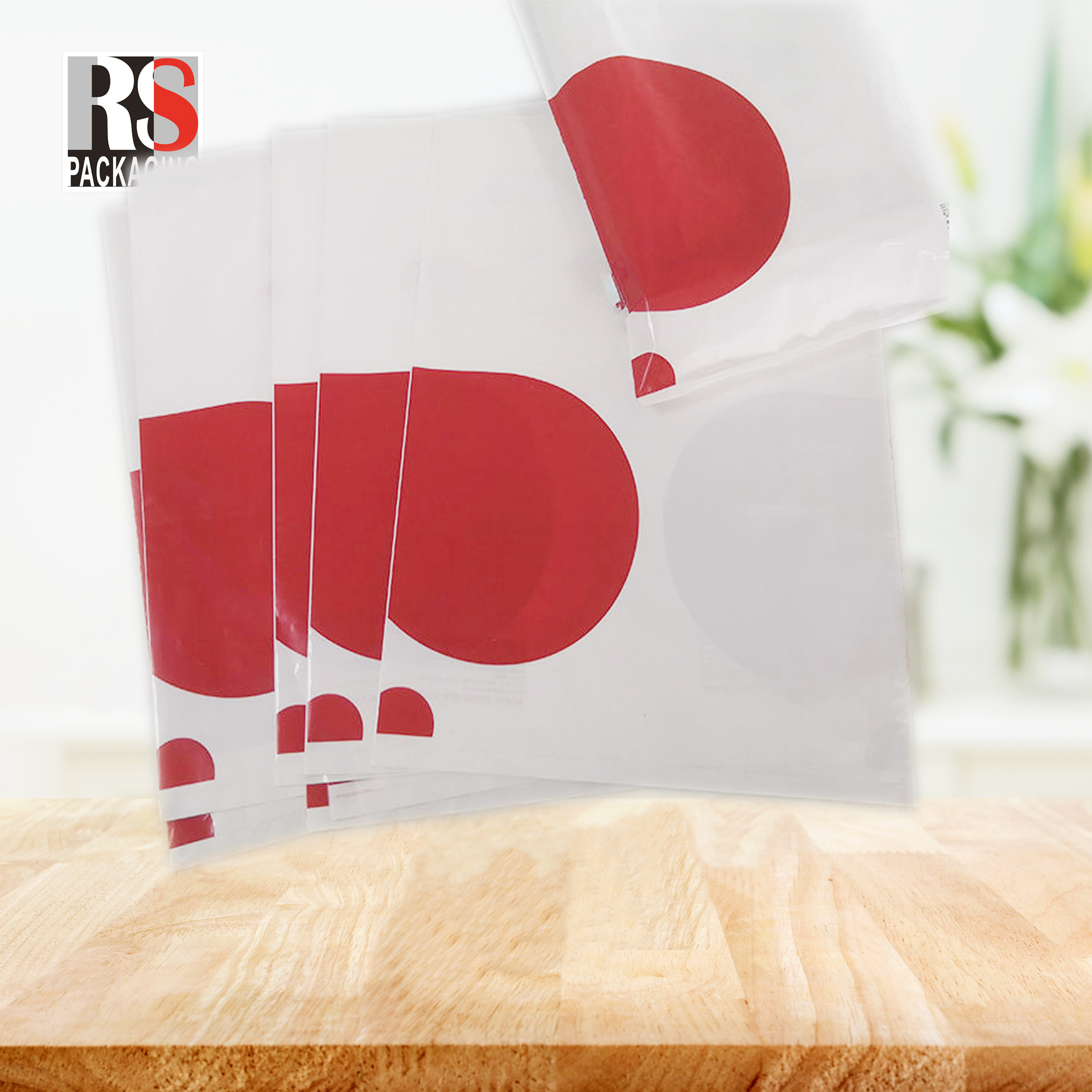 Durable Eco Friendly Recyclable Plastic T Shirt Bags With Flat Perforated Handles