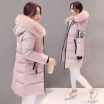 Women Winter Cotton Coat Fur Collar Jackets Fashion Blazer Winter Padded Parka