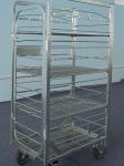 Four Wheel Shopping Trolley Logistics Milk Cart Delivery Goods