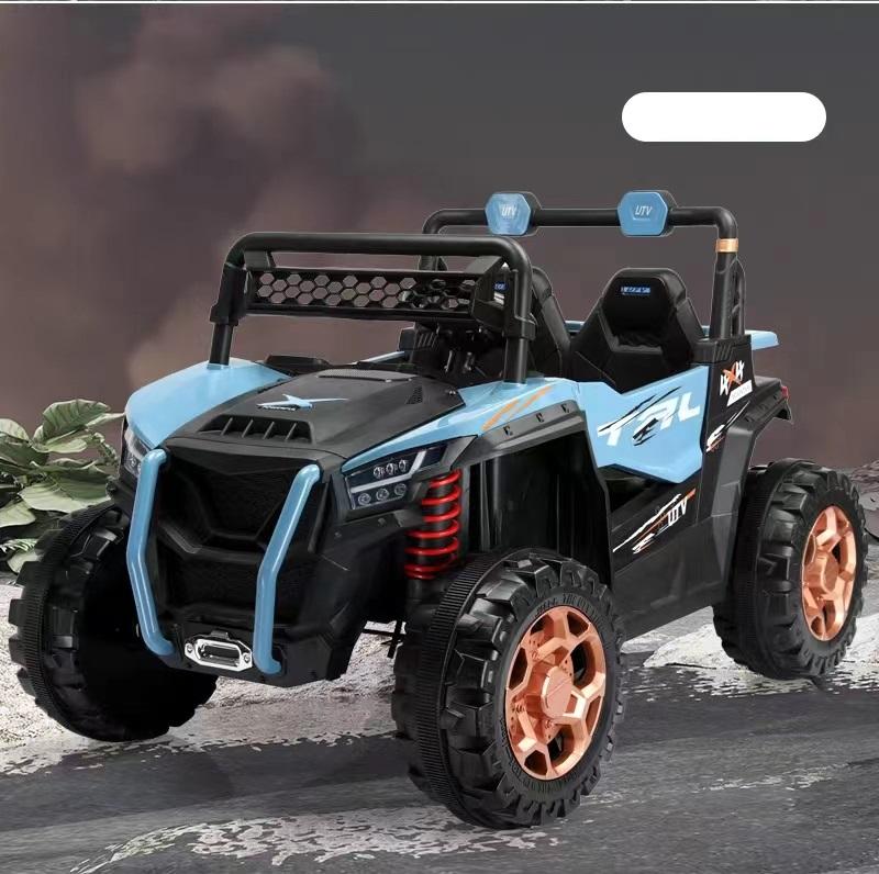 4x4 Electric Buggy Car for Kids Four-wheel Drive Leather Seat and Baking Paint Option