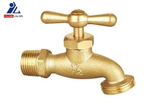 Quality External Thread NBR Brass Stopcock Valve Bibcock 1.6Mpa wholesale