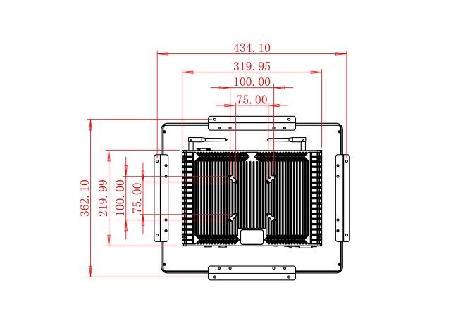 19-Inch Android Touch Screen for Transportation Hubs and Access Control Panels
