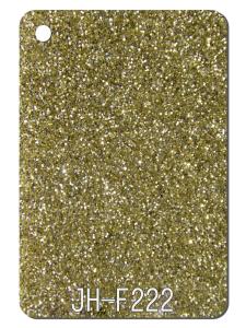 Quality Non Toxic Light Gold Glitter Acrylic Sheets Jewellery Decor wholesale