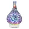 Buy cheap Christmas Firework Aromatherapy Essential Oil 3D Diffuser Glass Humidifier from wholesalers