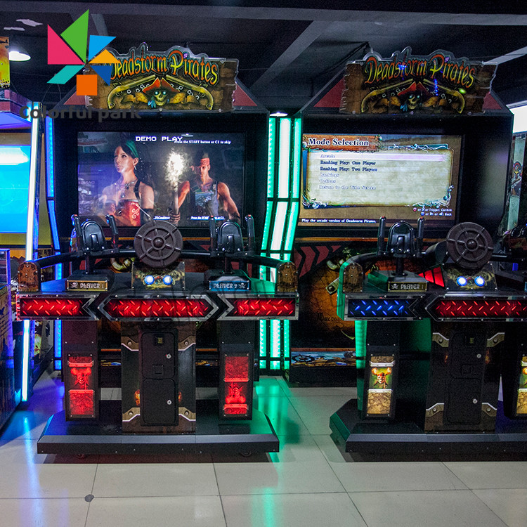 2 Players Shooting Arcade Machines Rambo Shooting wooden frame Acrylic board