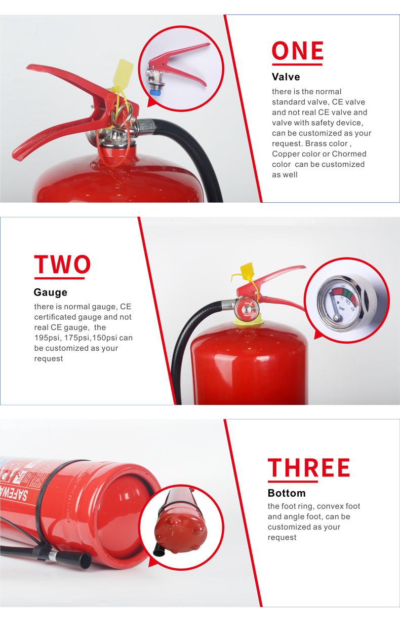 SAFEWAY  hot selling 9KG ABC 40%dry powder fire extinguisher firefighting