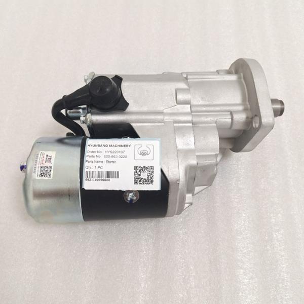 Starter 600-863-3220 Excavator Electrical Parts 6008633220 0-24000-0060
