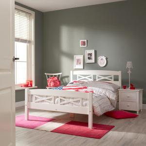 Quality modern single bed pine wood wholesale