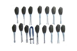 Quality KLOM 10 Piece Wafer Lock Rake Pick Set wholesale