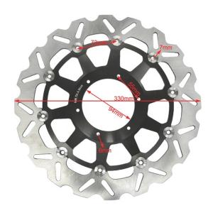 Quality 6 Mounting Hole 330MM Stainless Steel Motorcycle Floating Brake Disc Rotor for Honda CBR929 RR CBR954 RR and Performance wholesale