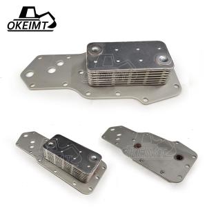 Quality OKEIMT High Quality 3921558 Excavator Engine Oil Cooler 6BT Cummins Oil Cooler Core wholesale