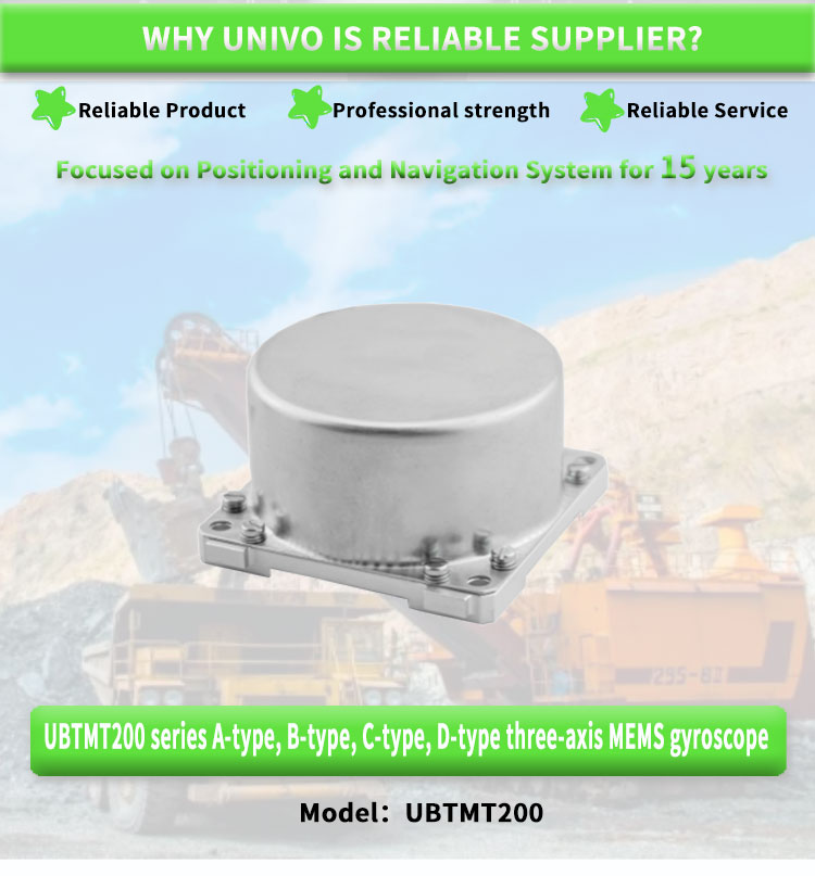 High- UNIVO UBTMT200 Three Axis MEMS Gyroscope for Antenna Stabilization Platform Drone Flight Control Container Tracking 9-36V