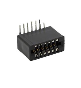 Quality 2.54mm Pitch Female Card Edge Connector Right Angle 64P Current Transmission wholesale