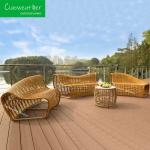 Outdoor Cushioned Furniture Waterproof Aluminum Garden Sofa Set with Cushioned