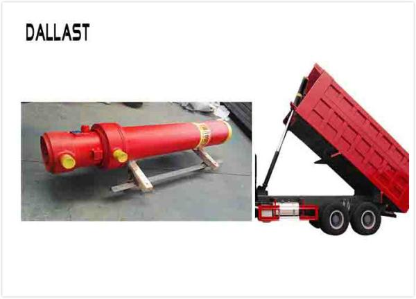 Standard Hydraulic Lift Cylinder Multi Stage Single Acting Chrome for Truck
