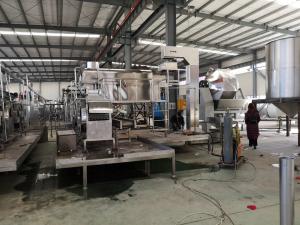 Quality High Automation Soybean Peanut Frying Machine , Industrial Snack Frying Equipment wholesale