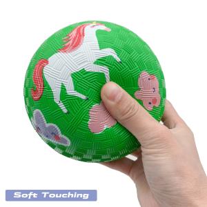 Quality Ultralight Thickened rubber Green Playground Ball harmless Inflatable wholesale