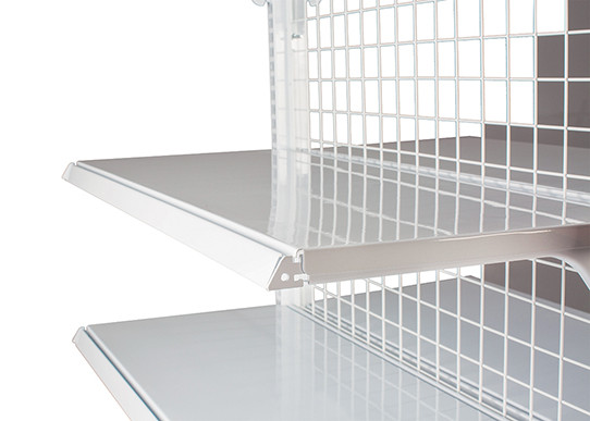 55kg 1800mm Tall Metal Storage Rack Supermarket Shelves Gondola Cold Rolled Steel