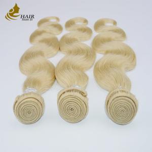 Quality 100% Human Cuticle Aligned Virgin Hair 613 Virgin Hair Bundles wholesale