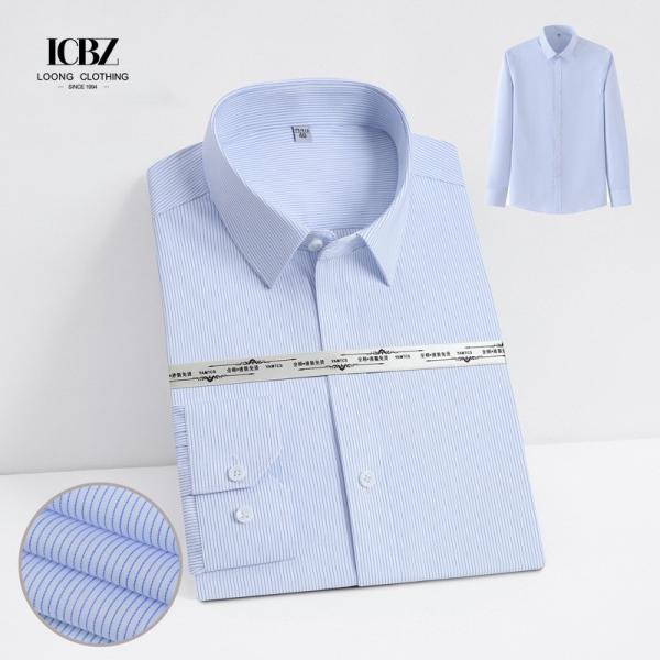 Tailored Spread Collar Italian Men's Dress Shirts No Ironing Needed Customized
