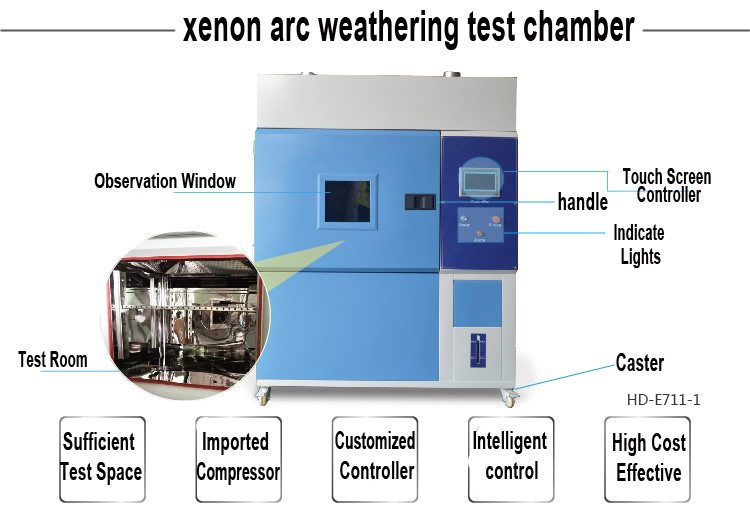 Electronic Programmable Xenon Test Chamber Instruments For Laboratory Equipment