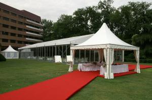 Quality Aluminum Frame 6m Pagoda Party Tent , Custom Marquee Wedding Tent wholesale