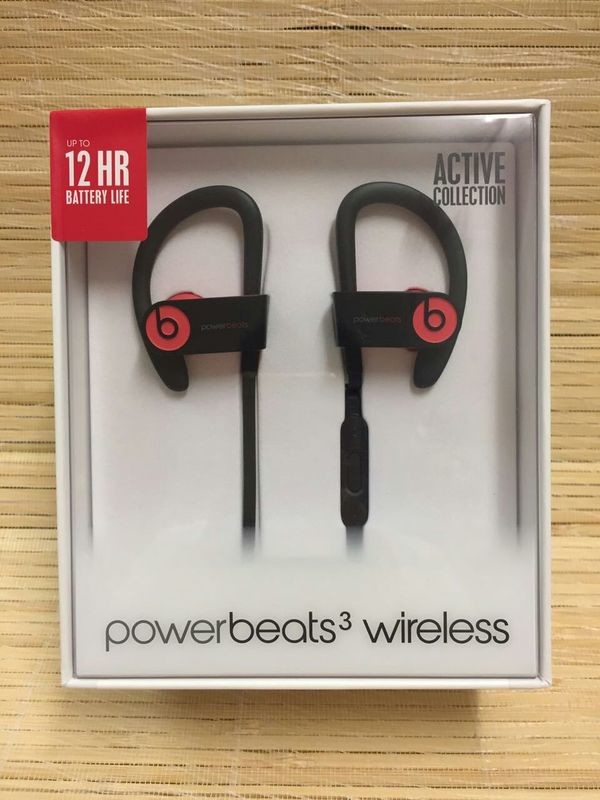 NEW Beats By Dre Power Beats 3 WIRELESS Earbud Headphones grey red made in china grgheadests.com