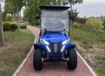 Six Seater Electric Off Road Luxury Golf Cart Electromagnetic Brake Supports