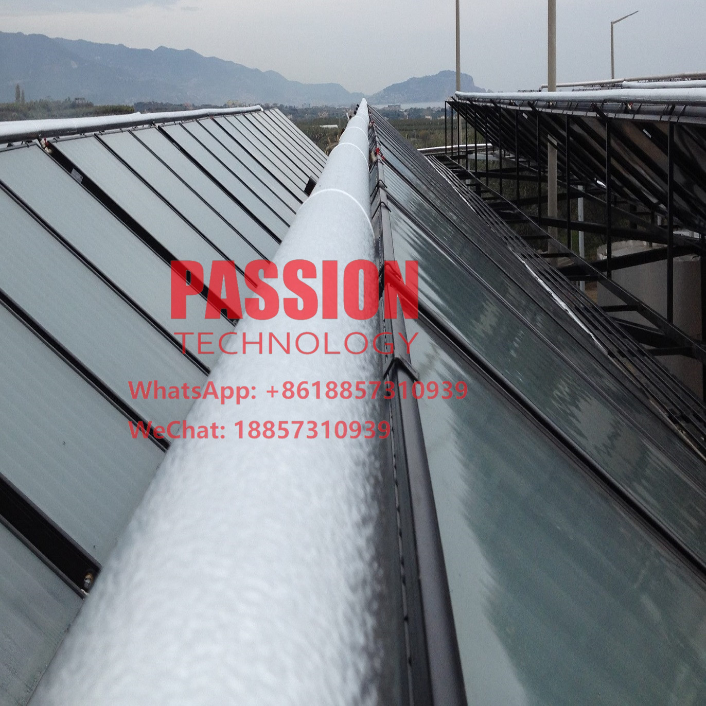 5000L Hotel Solar Heater Heating Blue Titanium Flat Collector Black Chrome Flat Solar Panel Swimming Pool Solar Heater